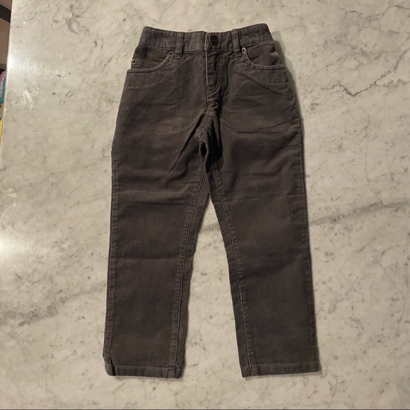 Bonpoint girl pants in ribbed cotton with metallic logo Yr 4 - Picture 3 of 6